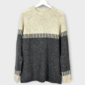 Celtic & Co Donegal Wool Mock Neck Sweater